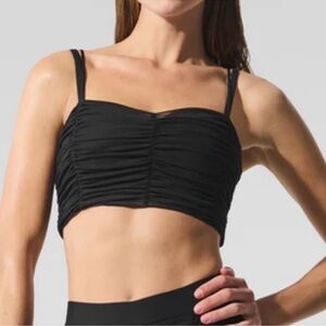 Alo yoga Black Ruched Bralette